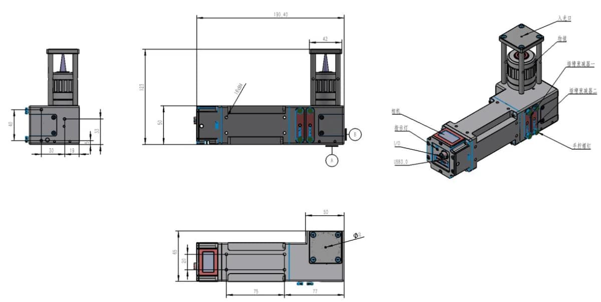 Mechanical outline and mounting dimensions in millimeters