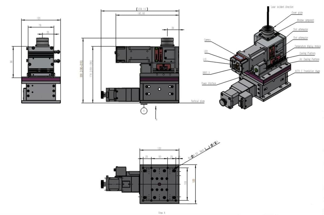 Mechanical outline and mounting dimensions in millimeters