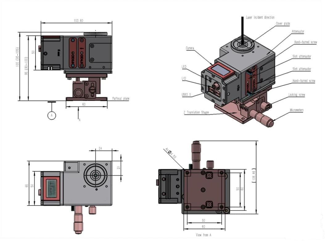Mechanical outline and mounting dimensions in millimeters