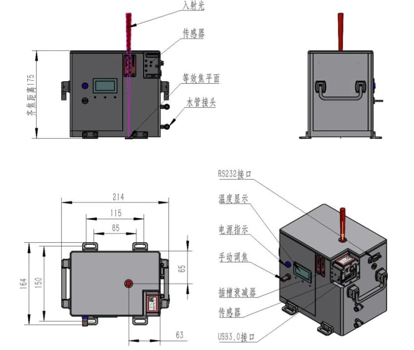 Mechanical outline and mounting dimensions in millimeters
