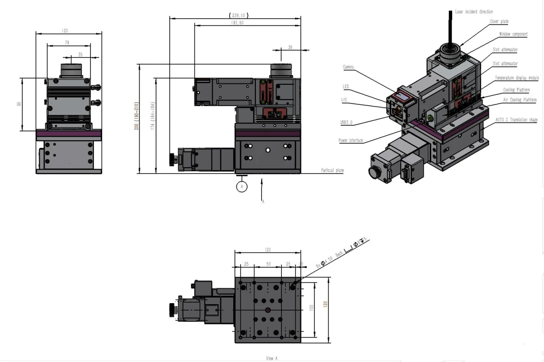 Mechanical outline and mounting dimensions in millimeters