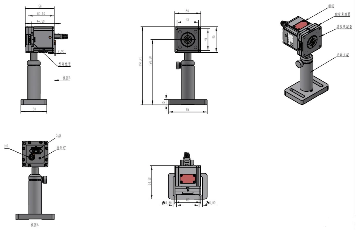 Mechanical outline and mounting dimensions in millimeters
