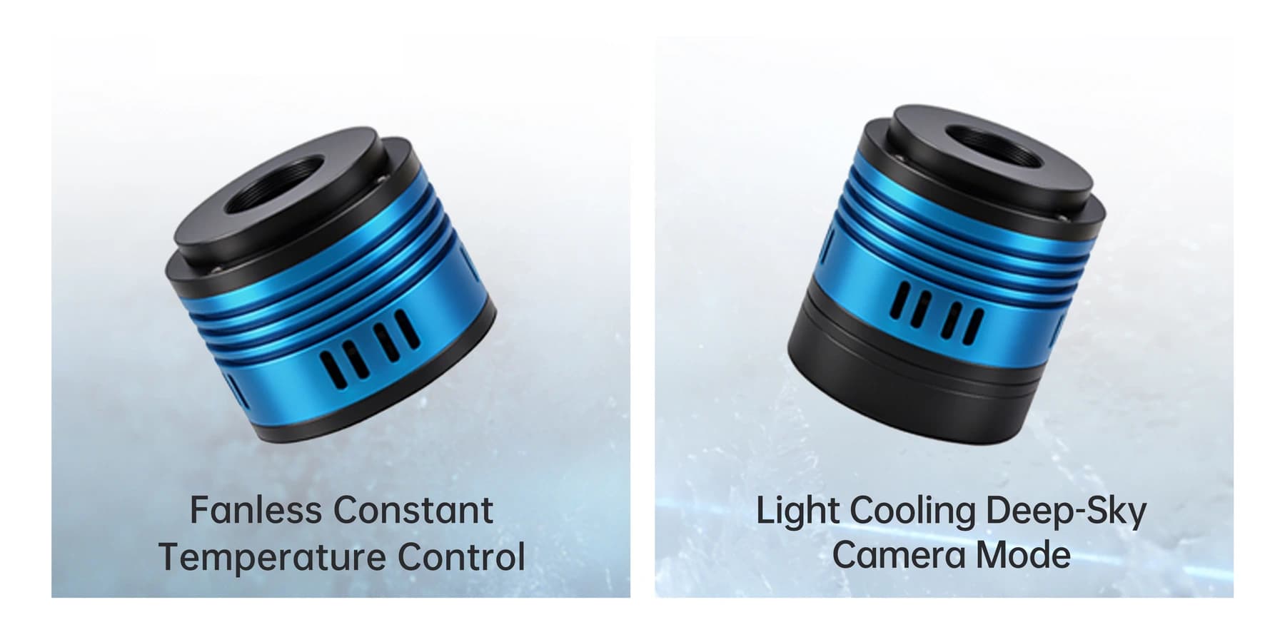 AE676C with and without magnetic cooling fan module