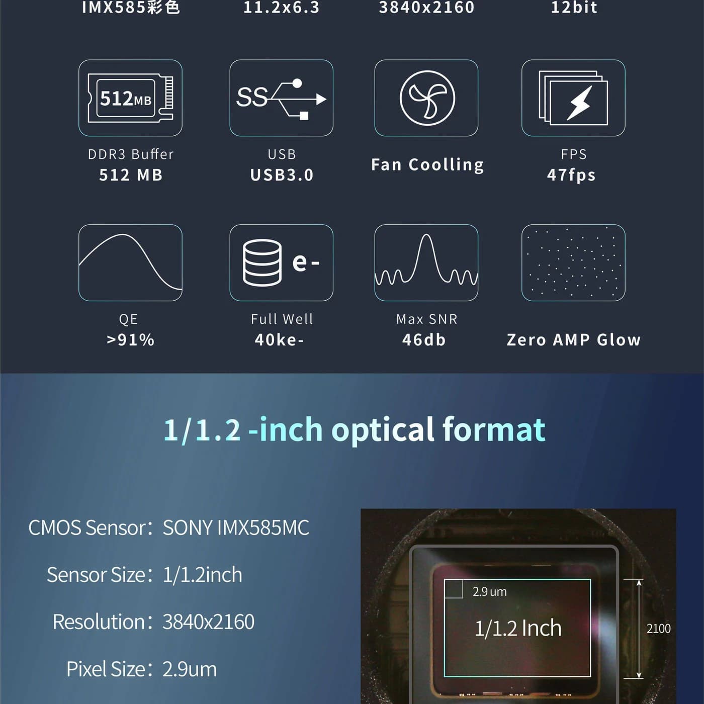 G3CMOS08300KPA Planetary Camera