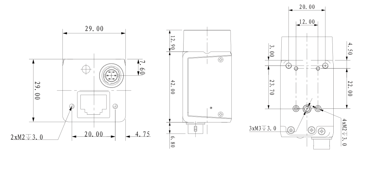 PMS-CCN-013D15CSC product size diagram from its model datasheet