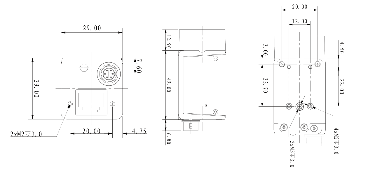 PMS-CCN-013D15BSC product size diagram from its model datasheet