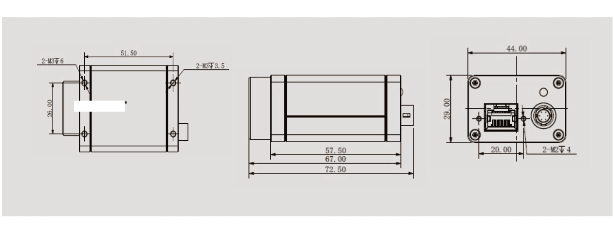 PMS-CCN-120P15CSC product size diagram from its model datasheet