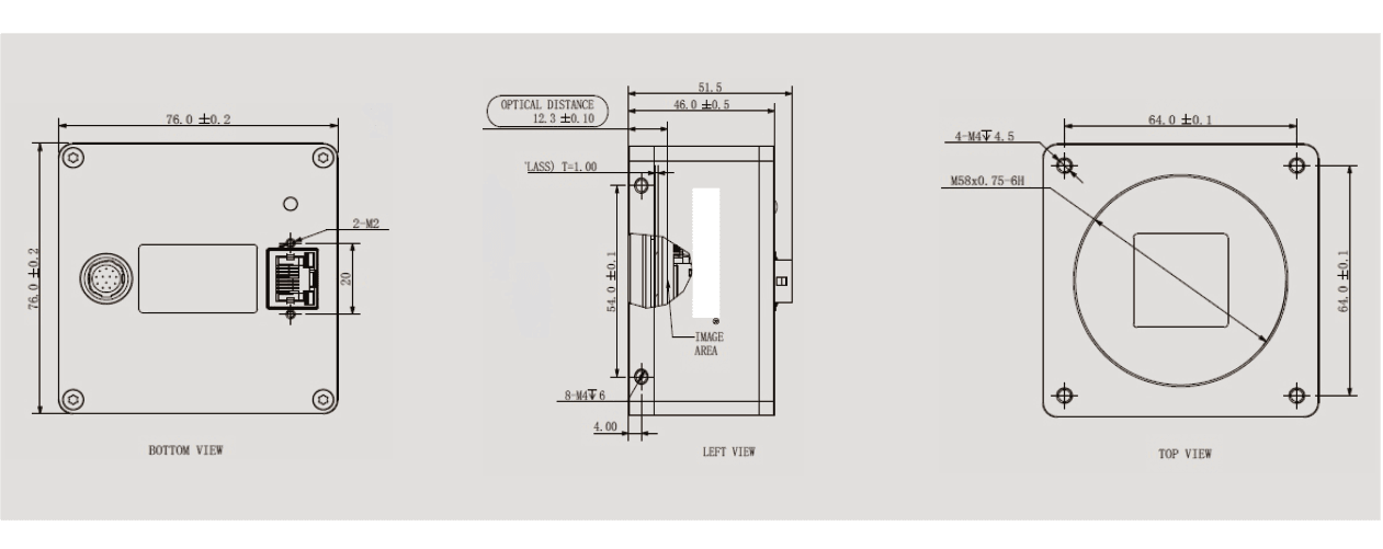 PMS-CCN-120H15BSF product size diagram from its model datasheet