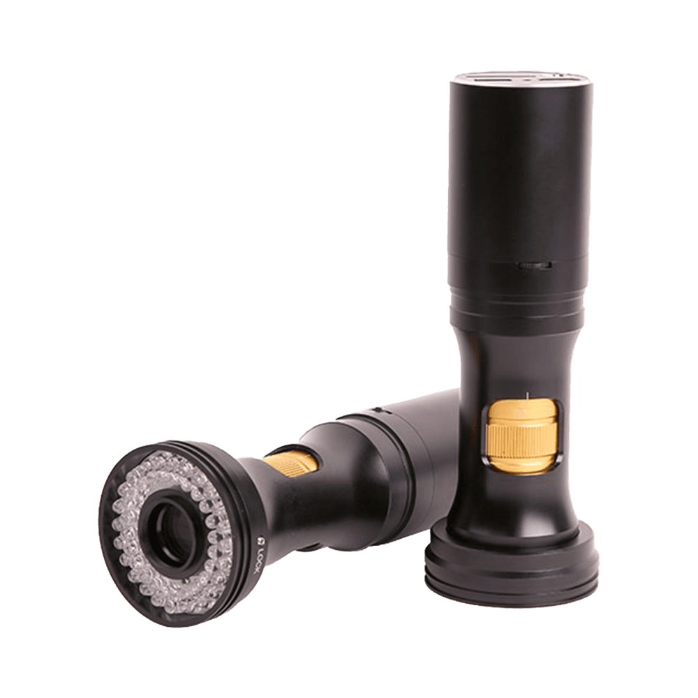 ZM continuous zoom microscope optics with LED ring