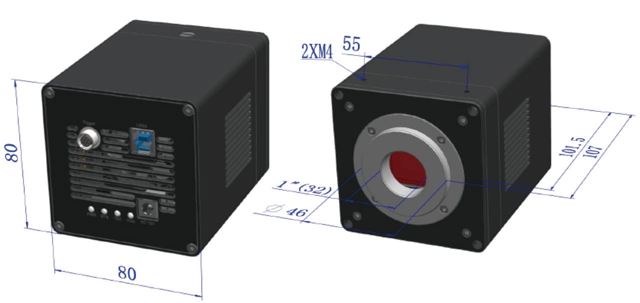 USB3 Dimensions Drawing