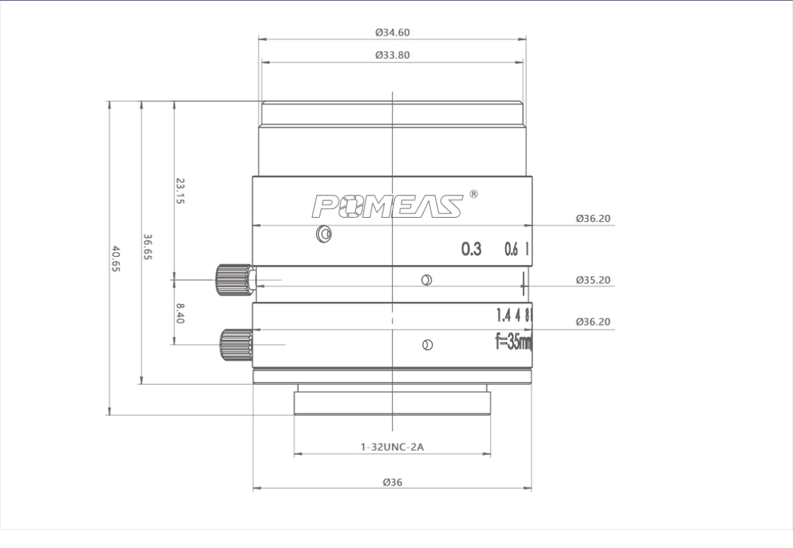 PMS-35MC dimension drawing (mm)