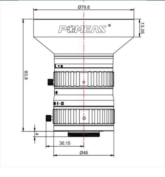 PMS-12LC10M dimension drawing (mm)