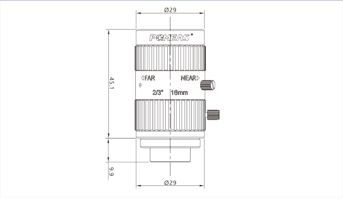 PMS-16MC10M(A) dimension drawing (mm)