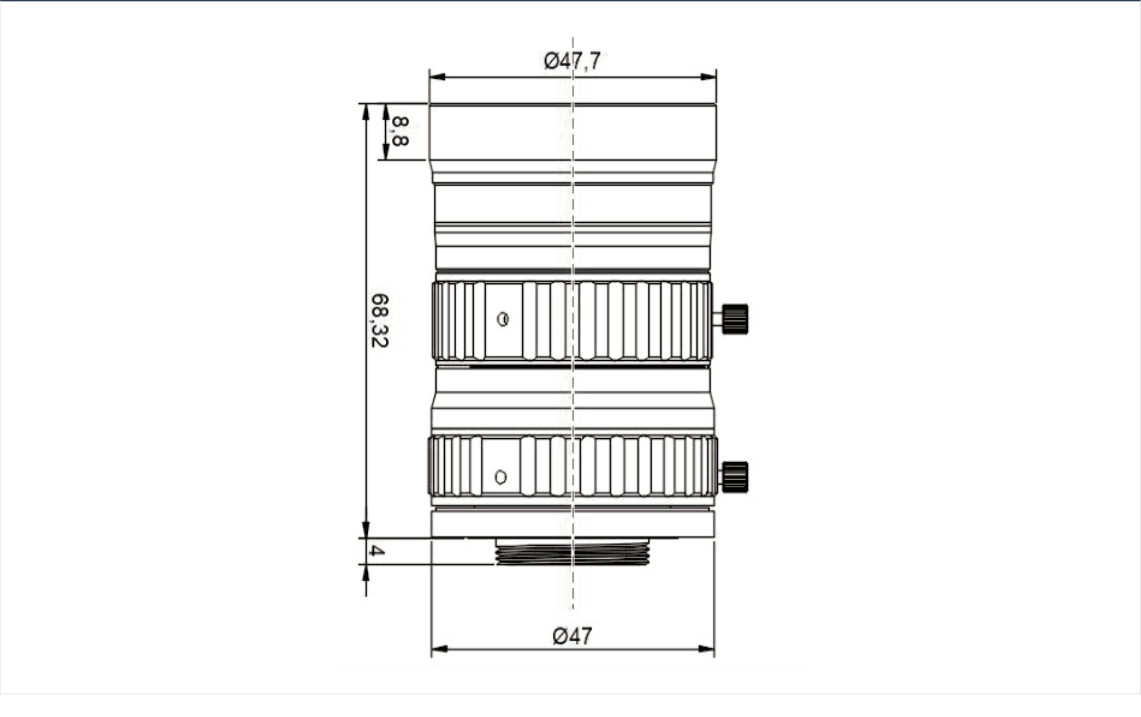PMS-35XC12M dimension drawing (mm)