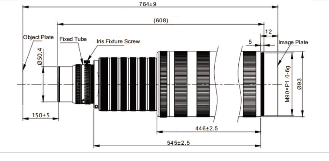 PMS-LLC3-14640M-M72 dimension drawing (mm)