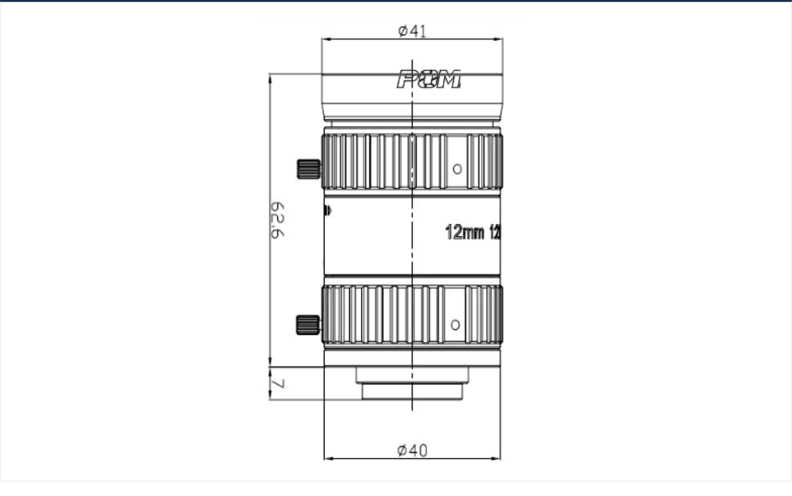 PMS-12VC20M dimension drawing (mm)