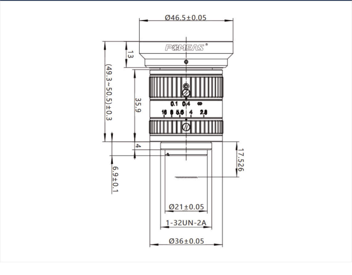 PMS-12VC20M-C dimension drawing (mm)