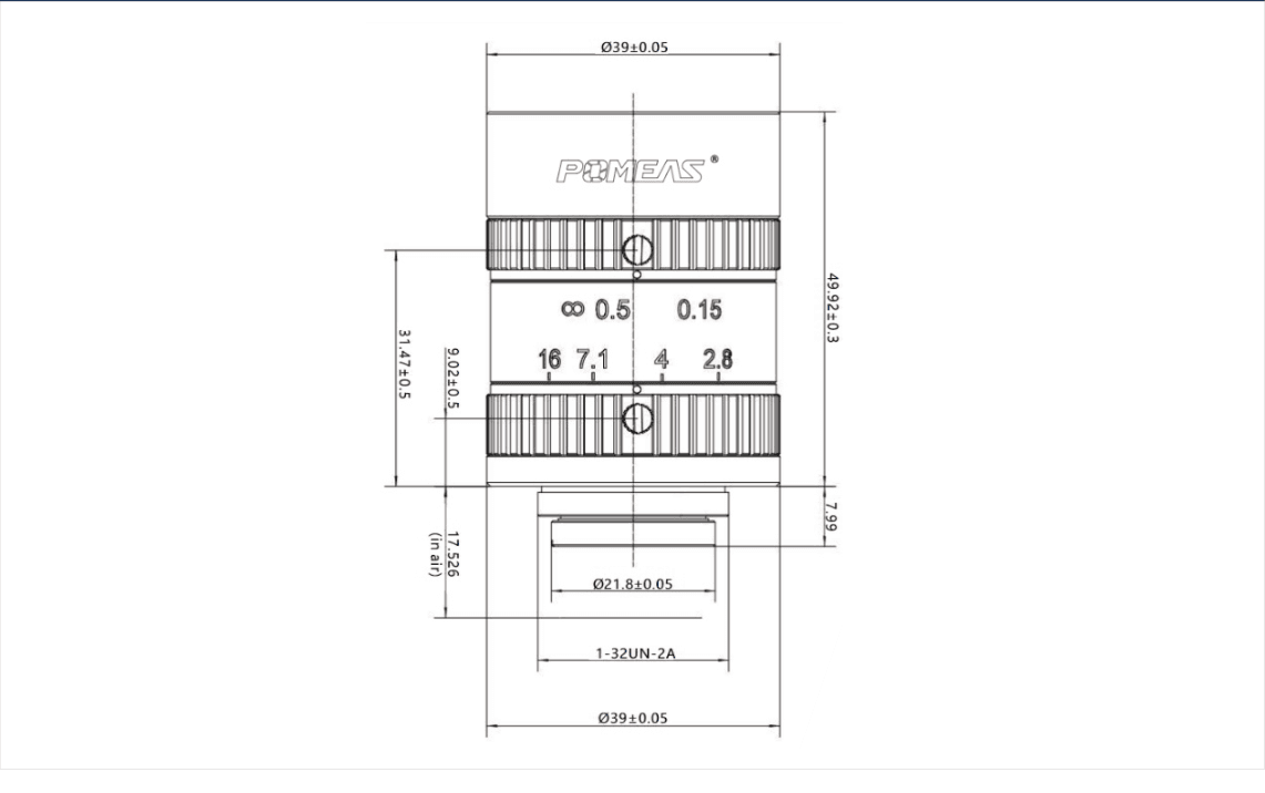 PMS-16VC20M-C dimension drawing (mm)