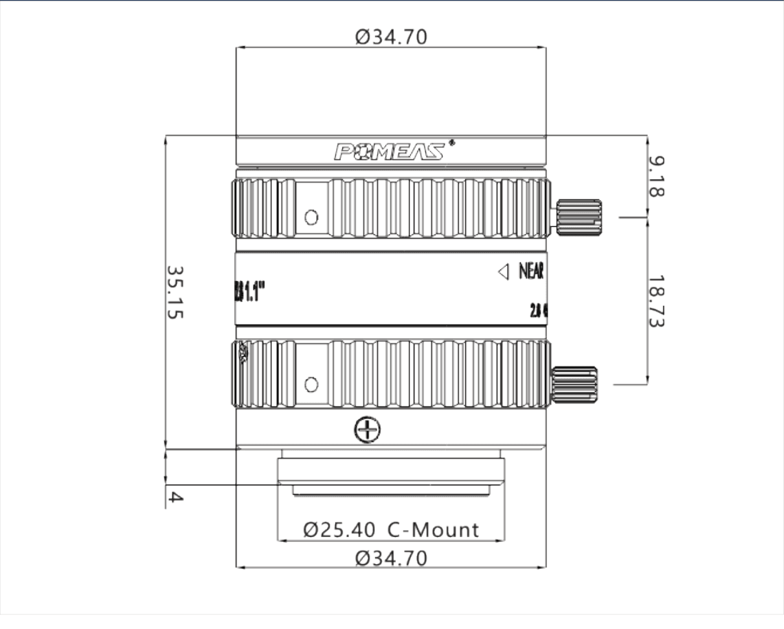 PMS-35VC20M-C dimension drawing (mm)