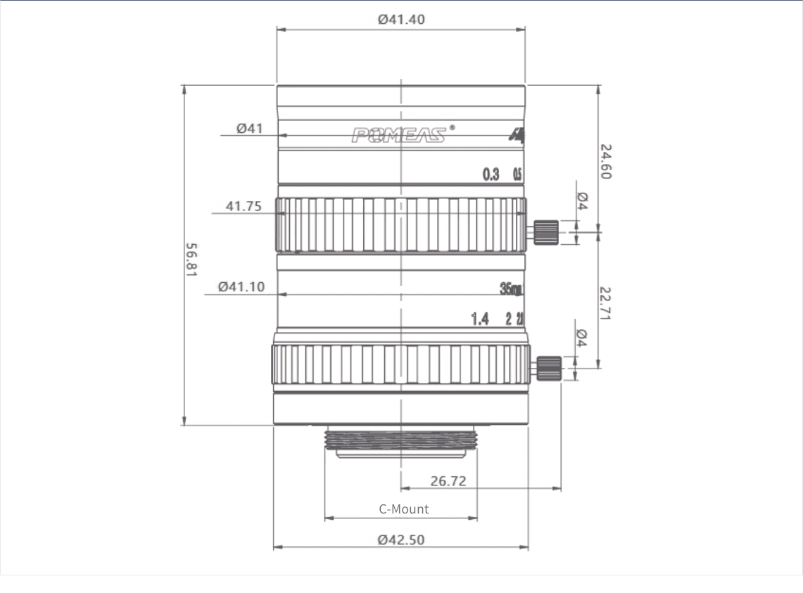 PMS-35MC5M dimension drawing (mm)