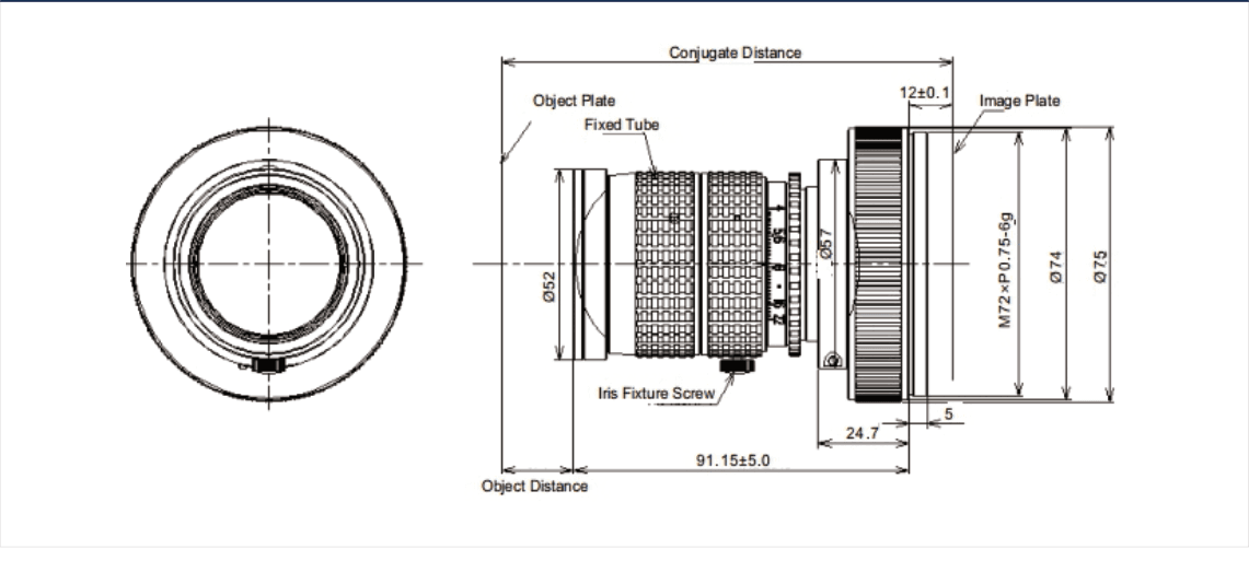 PMS-LLB01-5040M dimension drawing (mm)