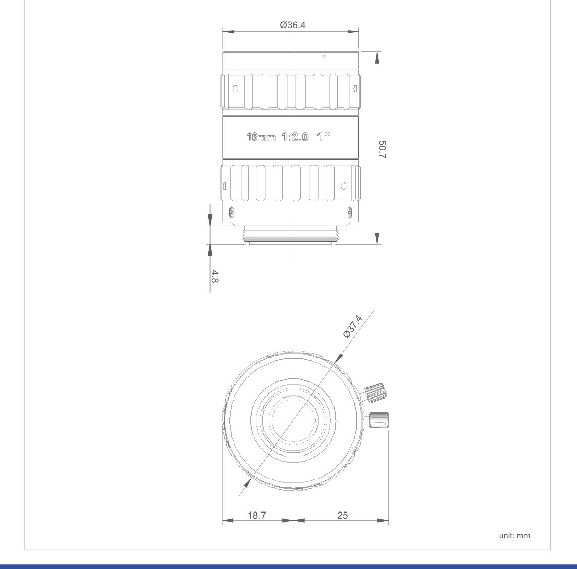 PMS-16LC8M dimension drawing (mm)