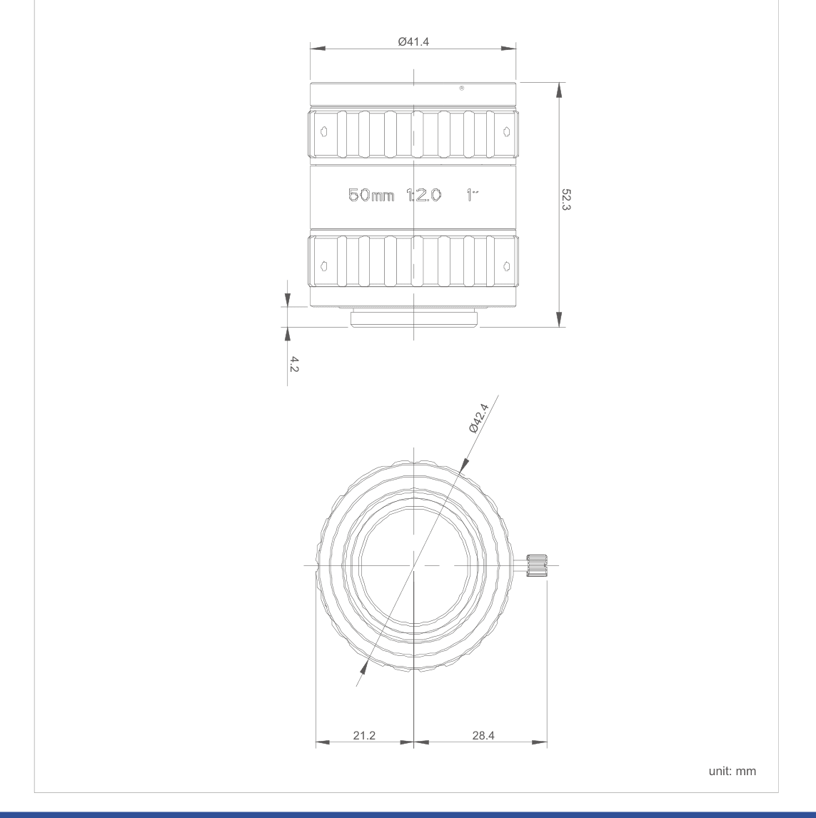 PMS-50LC8M dimension drawing (mm)