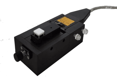 Adjustable sample cell for the Raman probe