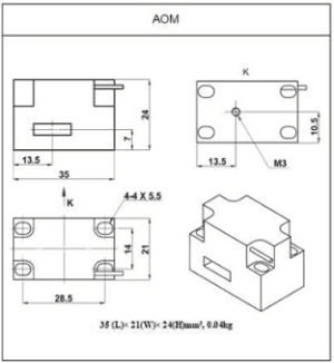 CNI AOM-I acousto-optic modulator