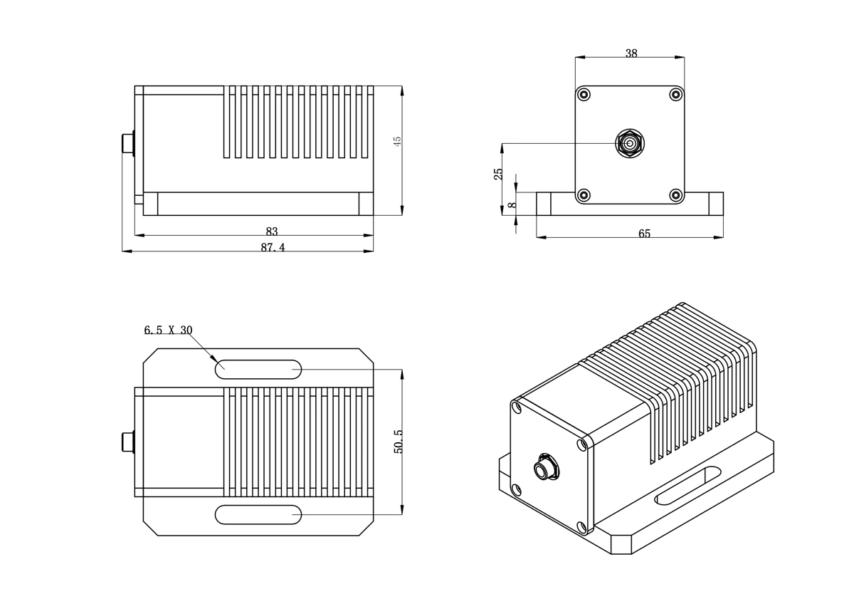 SLE-D source housing or LED carrier