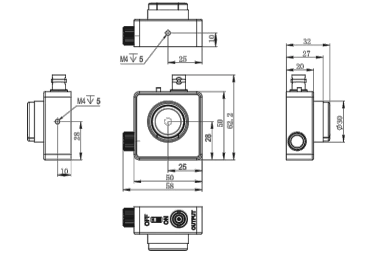 D200-SI mechanical outline