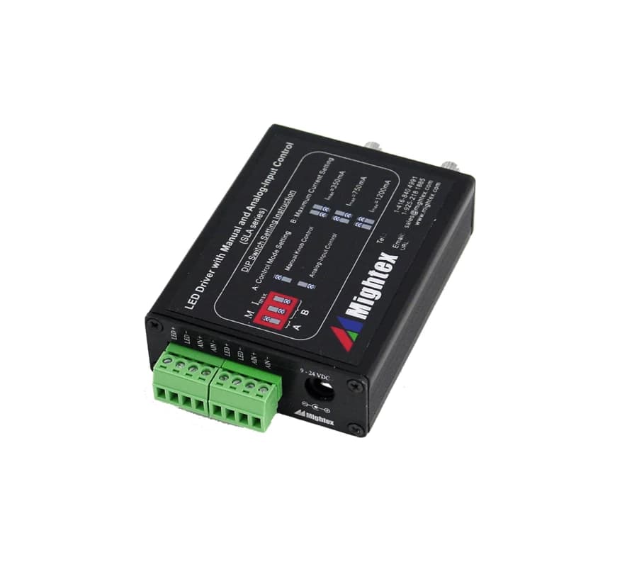 SLA-Series Two-Channel Universal LED Drivers with Manual & Analog-Input Controls (Mightex)