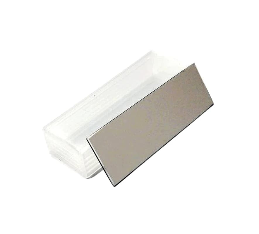 Calibration slide with mirror coating. For Polygon calibration with reflected light. (Mightex)