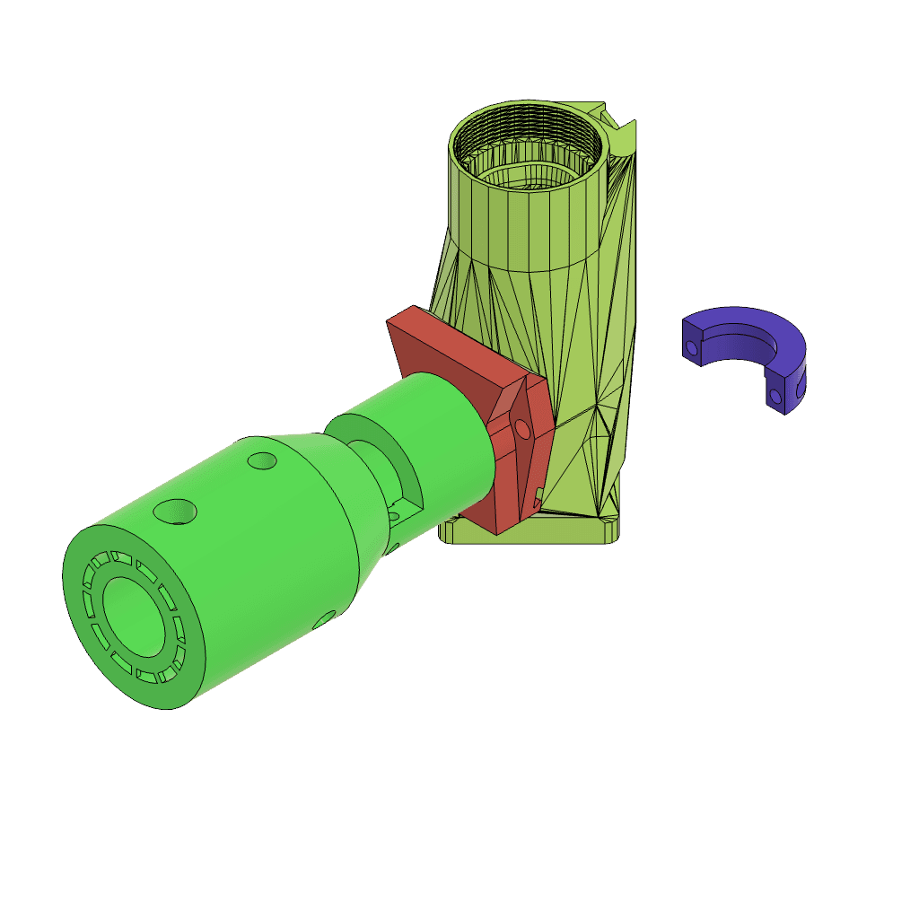 Open-source 3D model of the OpenFlexure optical tweezers attachment