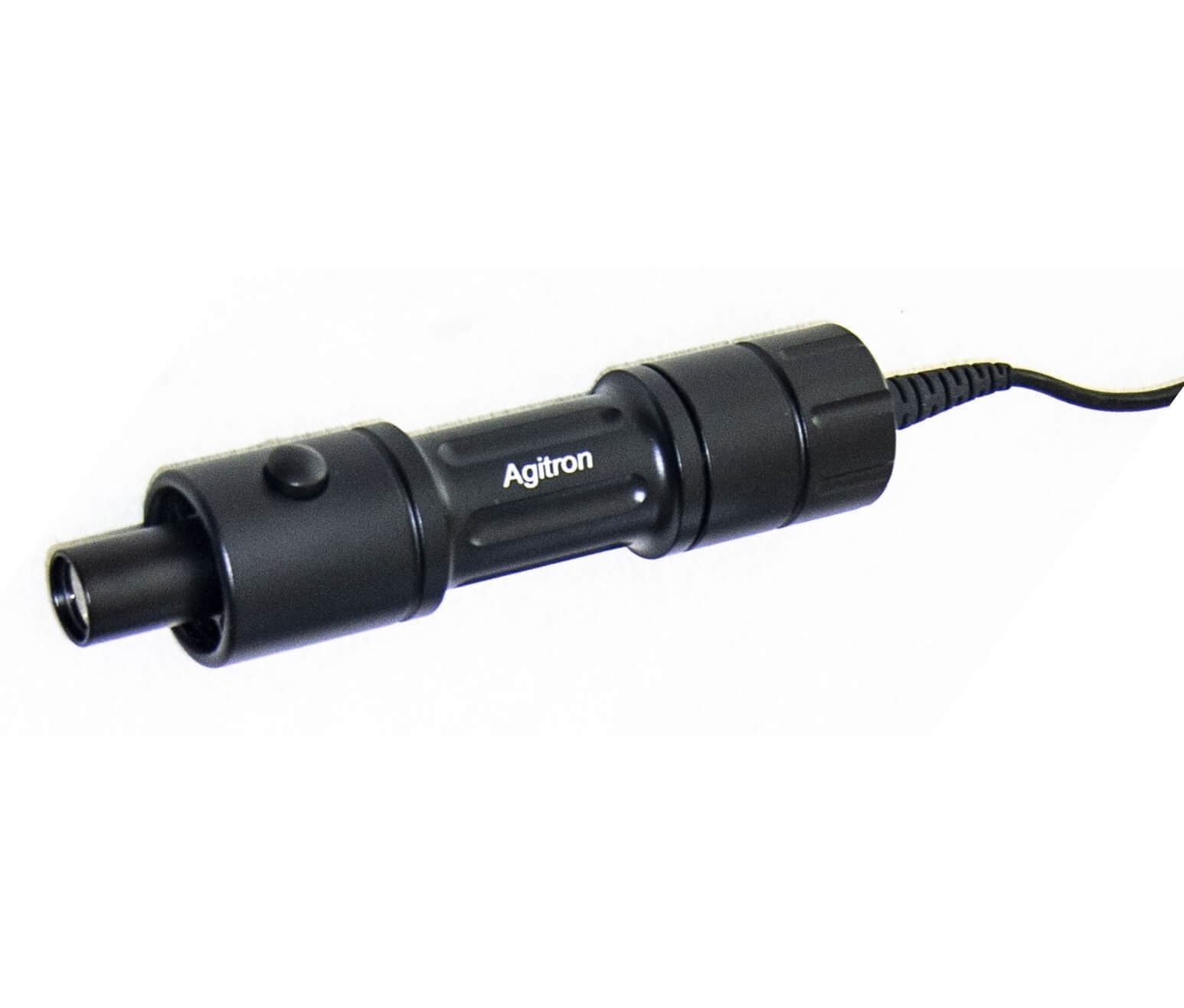 Handheld UV LED spot-curing head with finger switch and cable