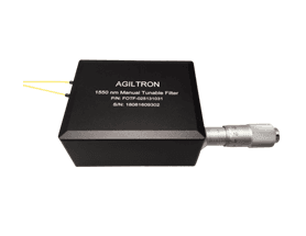 Manual Grating Fiber Optic Tunable Filter – 0.08nm Bandwidth, 20nm Tuning