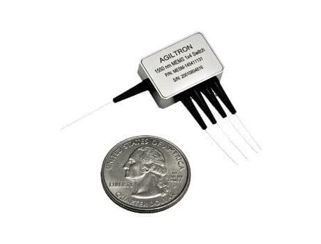 MEMS 1x4 Fiber Optic Switch >70dB Crosstalk