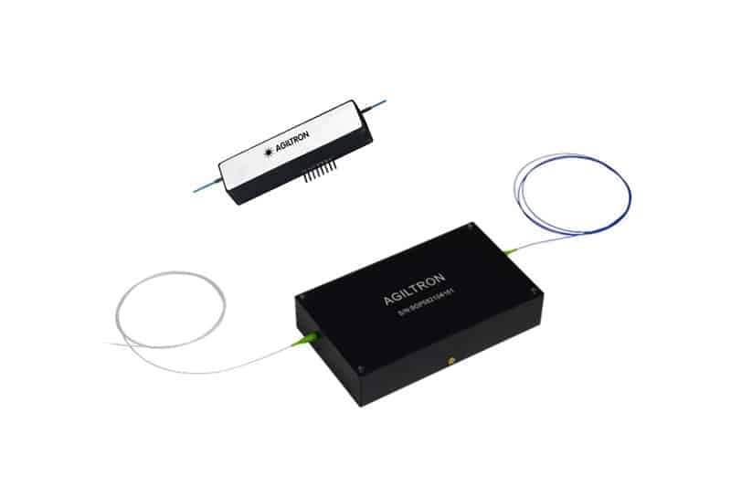 Piezoelectric fiber polarization controller with fiber-squeezing elements