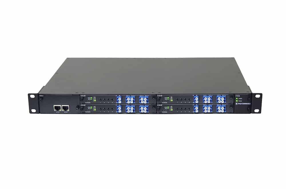 1×8, 1×16, 1×32 High Speed Fiberoptic Switch System, 100ns, 18dB On/Off