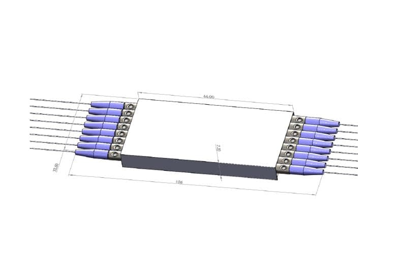 Variable Fiber Optical Splitter/Coupler Array