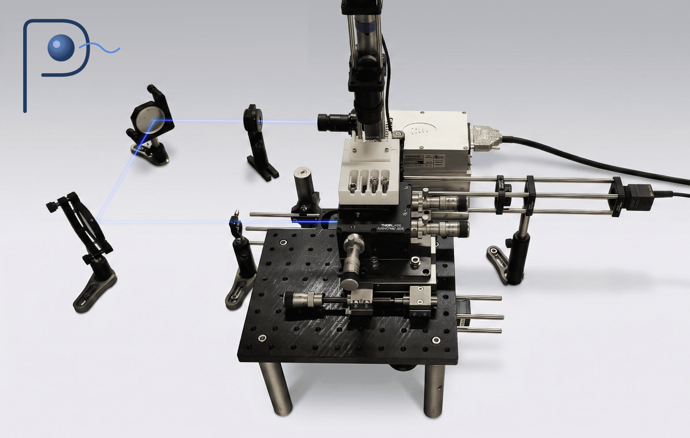 MicroRheo Optical Setup - Precision optical tweezers system prototype
