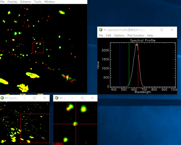 Dark-field scattering spectra of nanoparticles