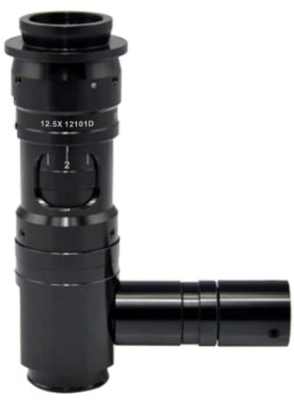 12.5X Detented Zoom Lens with Coaxial Illumination
