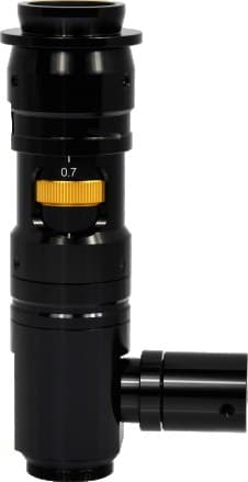 12.5X Detented Zoom Lens with Coaxial Illumination and 12 mm Fine Focus