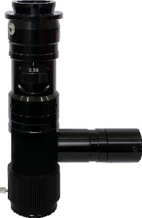 12.5X Detented Zoom Lens with Coaxial Illumination and 3 mm Fine Focus