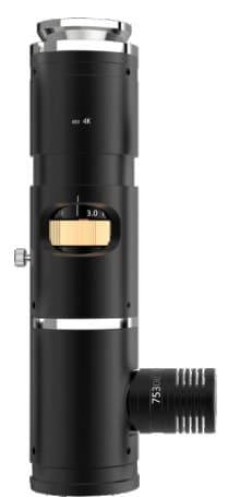 4K Detented Zoom Lens with Coaxial Illumination