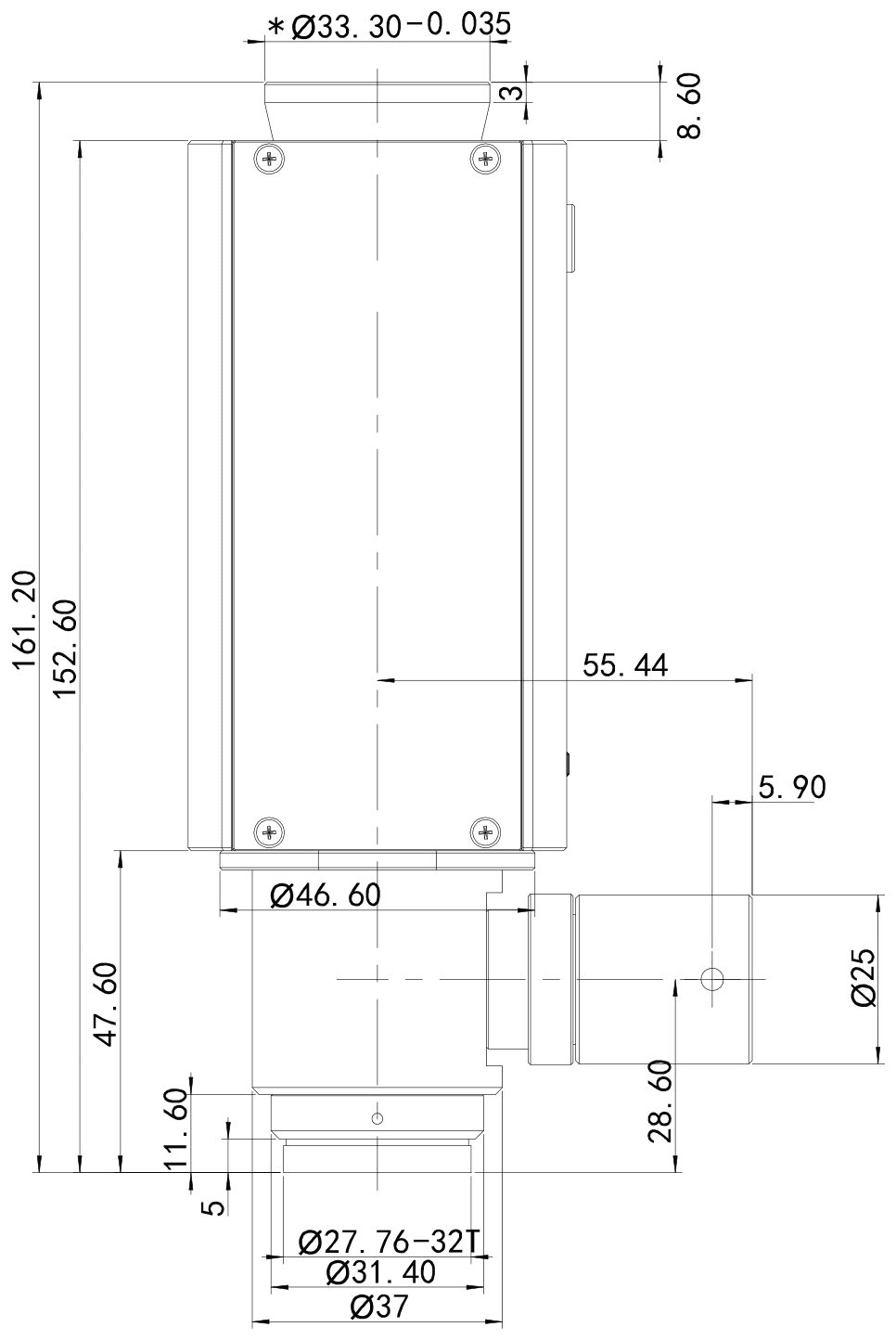PMS-L65-C dimension drawing