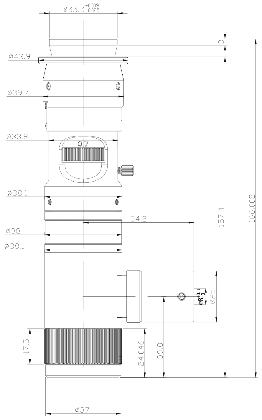 PMS-Z65C-CH12 dimension drawing