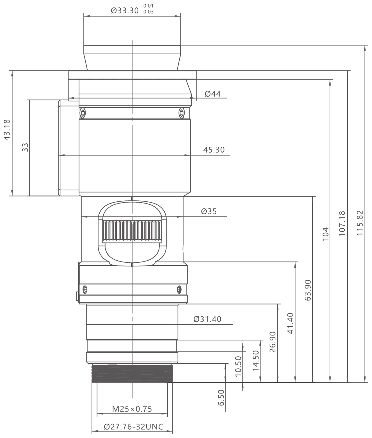 PMS-Z65D-RS9 dimension drawing