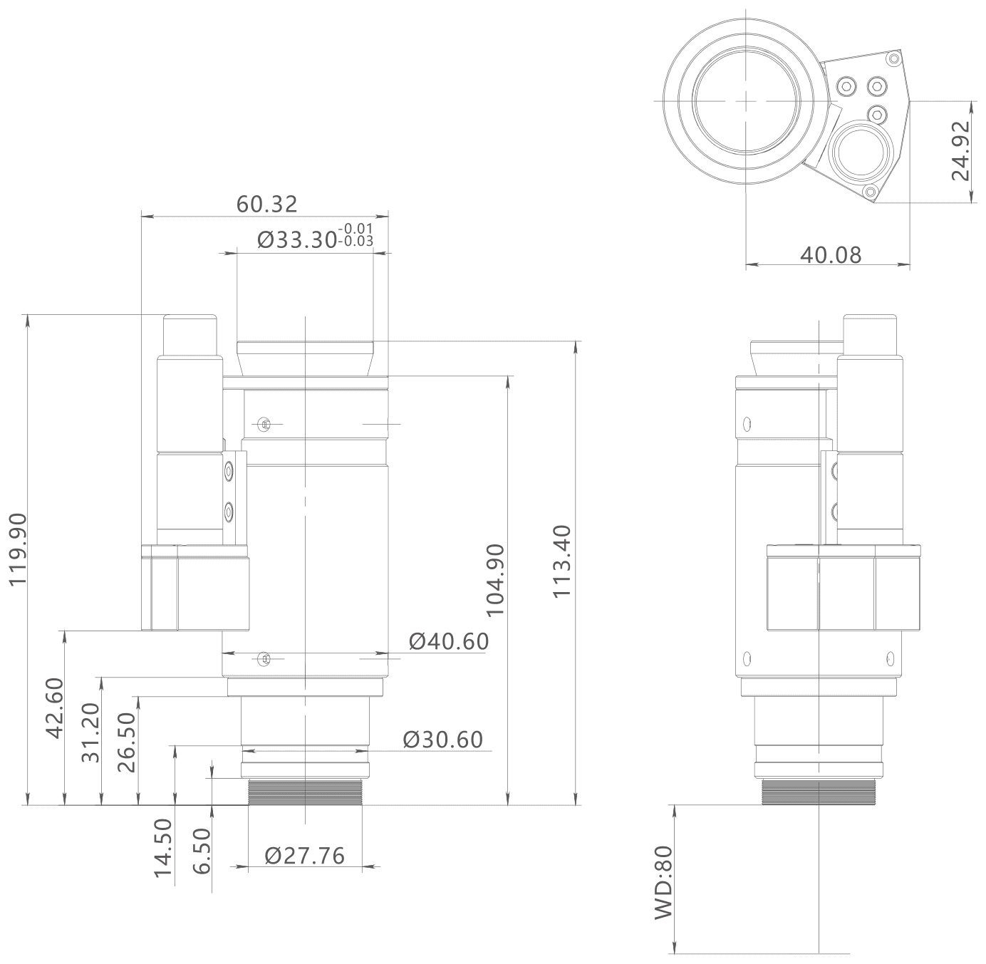 PMS-Z65M(A) dimension drawing